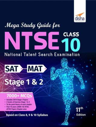 Mega Study Guide for Ntse (Sat, Mat & LCT) Class 10 Stage 1 & 2