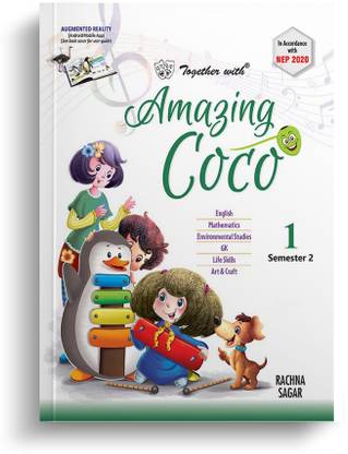 Together With Amazing COCO Semester 2 Class 1 Book English, Mathematics, Environmental Studies, GK ,Life Skills, Art & Craft