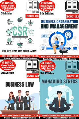 IGNOU BAVMSME 3rd Semester Study Materials and Books Combo (BERC 131 BCOC 132 BCOC 133 BPCS 186) BA (Vocational Studies) Micro Small and Medium Enterprises