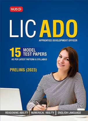 MTG LIC ADO (Apprentice Development Officer) Prelims 2023 Book - 15 Model Test Papers As Per Latest Pattern & Syllabus
