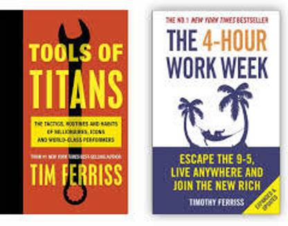 Timothy Ferriss 2 Books Collection Set (Tools of Titans and The 4-Hour Work Week) Paperback