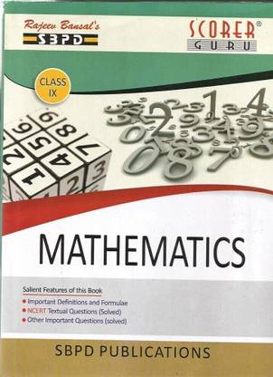 NCERT Solution : Math Scorer : For Class 9th  - Latest Edition for Board Examinations 2025-26 | Complete Study Course | NCERT | CBSE Board | State Board Exam Book | School Textbook | Exam Preparations Book 2025-26 | Competitive Exam Books 1 Edition