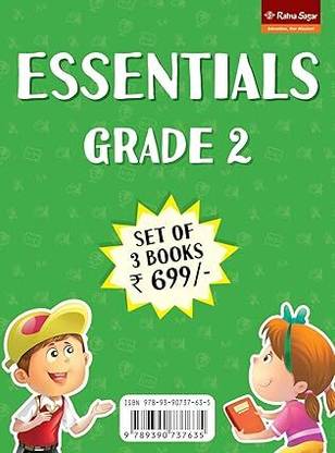 Essentials Grade 2 (English, Maths, EVS) | Books For Class 2