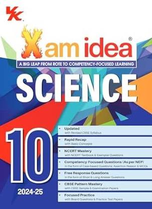 Xam idea Science Class 10 Book | CBSE Board | Chapterwise Question Bank