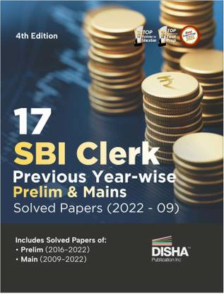 17 Sbi Clerk Prelim & Mains Previous Year-Wise Solved Papers (2022 - 2009)