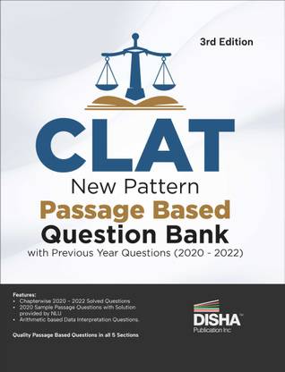CLAT New Pattern Passage Based Question Bank with Previous Year Questions (2021 & 2022) 3rd Edition | Useful for AILET, SLAT, LLB 2023 Law Exams
