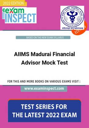 AIIMS Madurai Financial Advisor Mock Test