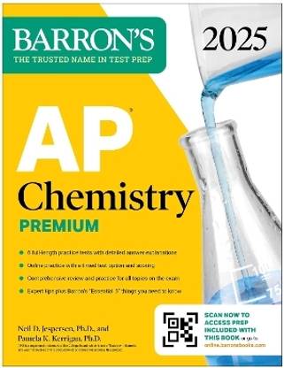 AP Chemistry Premium, 2025: Prep Book with 6 Practice Tests + Comprehensive Review + Online Practice