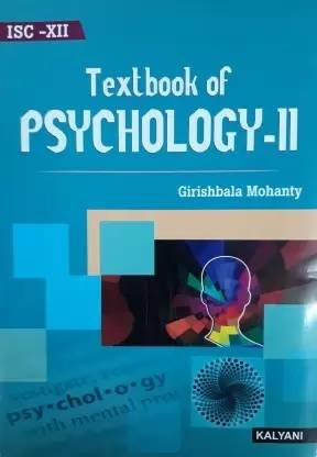 Textbook Of Psychology 2 Class 12 ISC