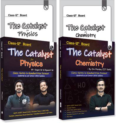 PW Class 12 Board The Catalyst For Chemistry & Physics Combo Practice Qs Booklet Paperback, Physics Wallah|New Latest Edition For 2025-2026