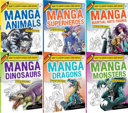 How to Draw Manga and Anime:A Step-by-Step Guide (6 Volume Boxed Set)