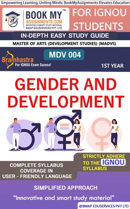 IGNOU MDV 4 Gender and Development Study Material (In Depth Guide) For Ignou Student