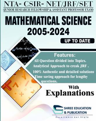 CSIR NET/JRF MATHEMATICAL SCIENCE TOPIC WISE PREVIOUS YEAR PAPERS WITH DETAILED SOLUTIONS | 2004-2024