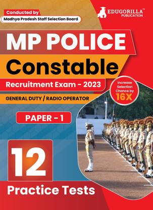MP Police Constable Recruitment Exam Book  - 2024 | General Duty (GD), Radio Operator Paper 1 | 12 Practice Tests with Free Access to Online Tests