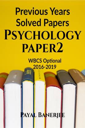 Previous Years Solved Papers-Psychology Paper 2