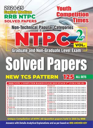 RRB NTPC Vol-2 (English Medium) Solved Papers 2024-25