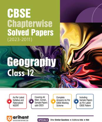 CBSE CHAPTERWISE SOLVED PAPER GEOGRAPHY CLASS 12th (Edition10) Twelfth Edition