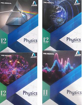 Allen Physics Course Module for Class 11 and 12 - Pre-Medical Course Material - Allen Digital - Set of 6 Books