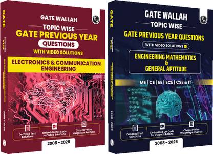 PW GATEWALLAH ECE and Engineering Maths & General Aptitude PYQ Combo 2026 Exams