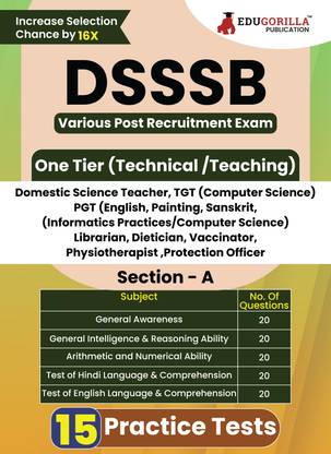 DSSSB Various Post Recruitment Exam