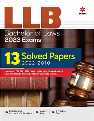 LLB Bachelor of Laws 12 Solved Papers (2023-2010) For 2023 Exams