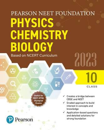 Pearson NEET Foundation Physics Chemistry Biology Class 10