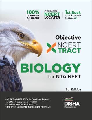Disha Objective Ncert Xtract Biology for Nta Neetone Liner Theory, MCQS on Every Line of Ncert, Tips on Your Fingertips, Previous Year Question Bank, Pyqs, Mock Tests
