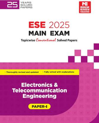 ESE Main 2025 Solved Papers : Electronics & Telecommunication Engineer