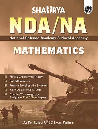 PW Shaurya NDA/NA Mathematics Book | National Defence Academy & Naval Academy Entrance Examination For 2024