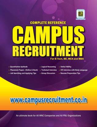 Campus Recruitment Complete Reference  - Placement Preparation Book Sixth Edition