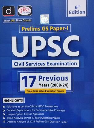 Upsc Civil Services Examination Previous 17 Years (2008-2024) Topic-Wi