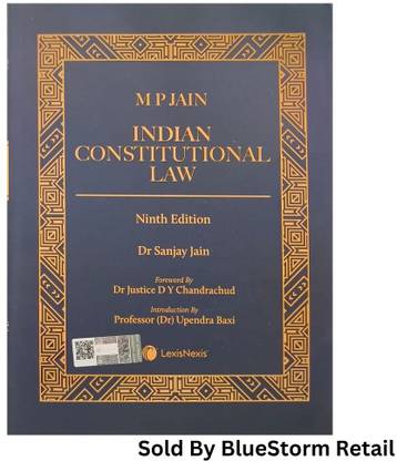 M. P. Jain's Indian Constitutional Law | 9th Edition 2025 | LexisNexis
