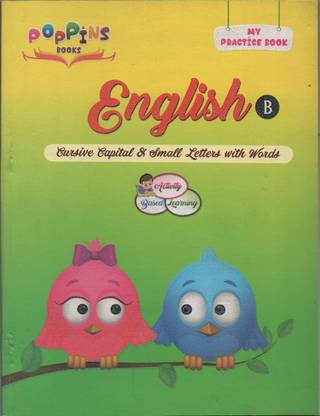 English (Cursive Capital and small letters and Words)-B