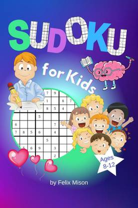Sudoku for Kids Ages 8-12  - Colouring Pages and Mazes | Puzzle Games for Smart Kids (Word Search, Sudoku and Word Scramble with Solutions)
