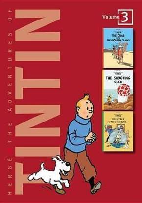 Adventures of Tintin 3 Complete Adventures in 1 Volume: WITH The Shooting Star AND The Secret of the Unicorn