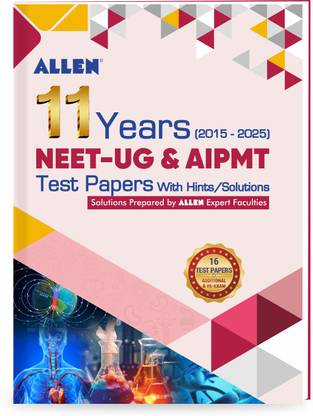NEET-UG/AIPMT 11 Years Papers with Hints/Solutions (in Hindi)