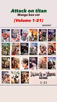 Attack On Titan Manga Box Set (Volume 1-21)