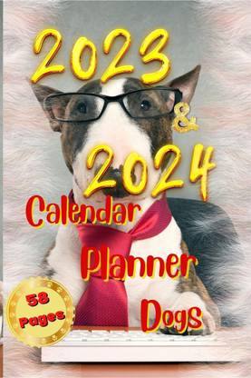 2023 2024 Calendar Planner Dogs