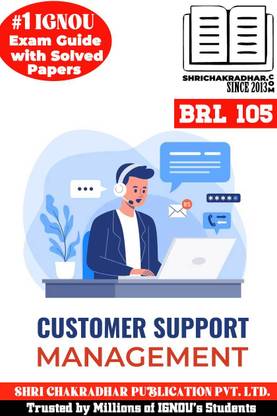 IGNOU BRL 105 Study Material & Book (BBARIL) (ADIR) (II Year) Customer Support Management
