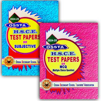 Ossta HSCE Test Papers On Subjective & objective 2024-25 class 10