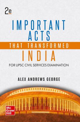 Important Acts that transformed India for UPSC (English|2nd Edition)|Law | Civil Services Exam|State Administrative Exams