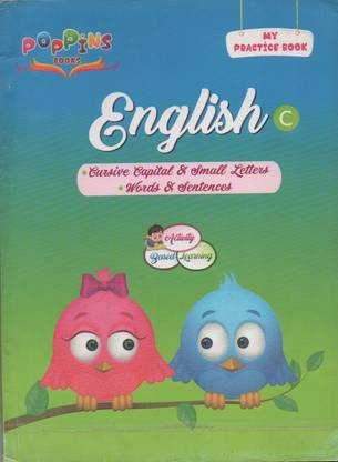 English(cursive capital and small letters, worlds and sentences)-C