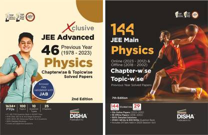 Combo (Set of 2 Books) 144 Jee Mains & 46 Jee Advanced Previous Year (