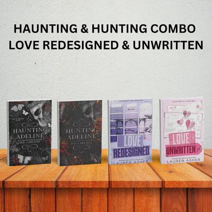 HAUNTING AND HUNTING COMBO & LOVE REDESIGNED AND LOVE UNWRITTEN | 4 BOOKS | PAPERBACK | ENGLISH