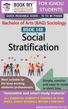 IGNOU BSOE 148 Social Stratification Quick Readable Notes Book For Ignou Student