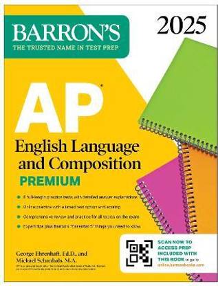 AP English Language and Composition Premium, 2025: Prep Book with 8 Practice Tests + Comprehensive Review + Online Practice
