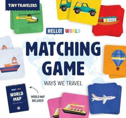 Tiny Travelers Matching Game: Ways We Travel