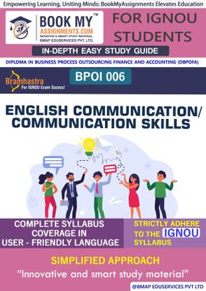 IGNOU BPOI 6 English Communication/Communication Skills In Depth Guide For Ignou Student