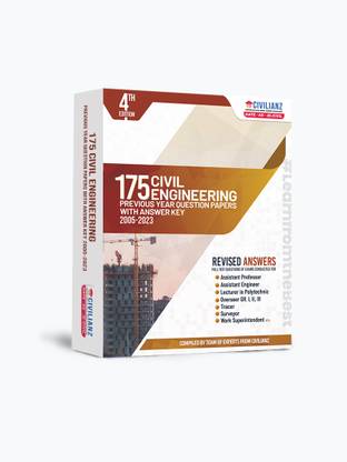 CIVIL ENGINEERING 175 PREVIOUS YEAR QUESTIONS WITH ANSWER 2005-2023