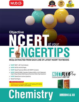 MTG Objective NCERT at your FINGERTIPS Chemistry For 2025-2026 Exam - NCERT NEET/JEE Trend Indicator, HOTS MCQs, Rank Predictor & Notes with HD Pages | NEET & JEE Books (Based on NCERT Latest Pattern)